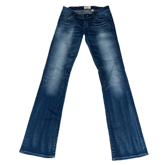 BKE Women's Boot Cut Jeans - Blue Denim - Picture 3 of 12